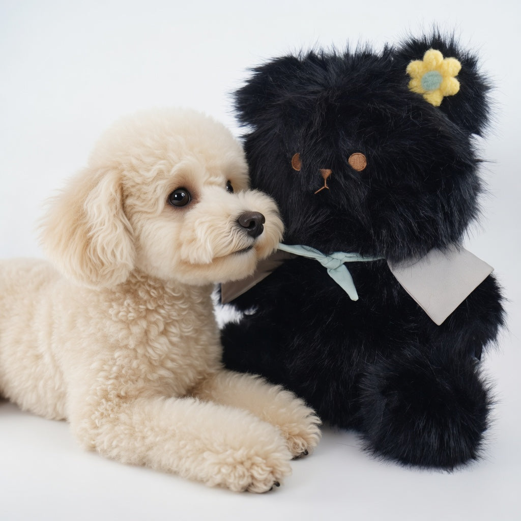 Momoji Bear Family (3-Black Bear | Forest Friend) | Pet Plushie