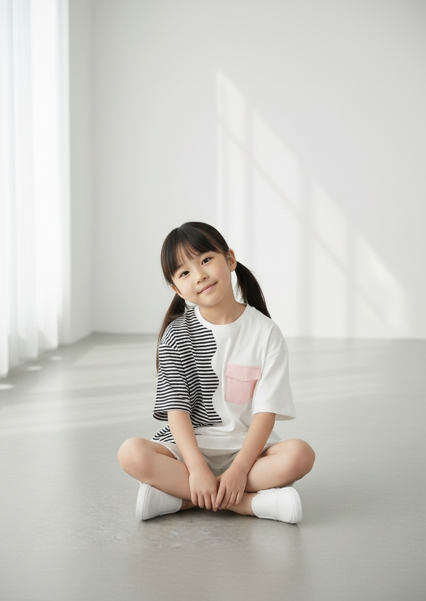 Marseille Tee (1-Breton Stripe Navy) | Hooman (Adult/Kids)