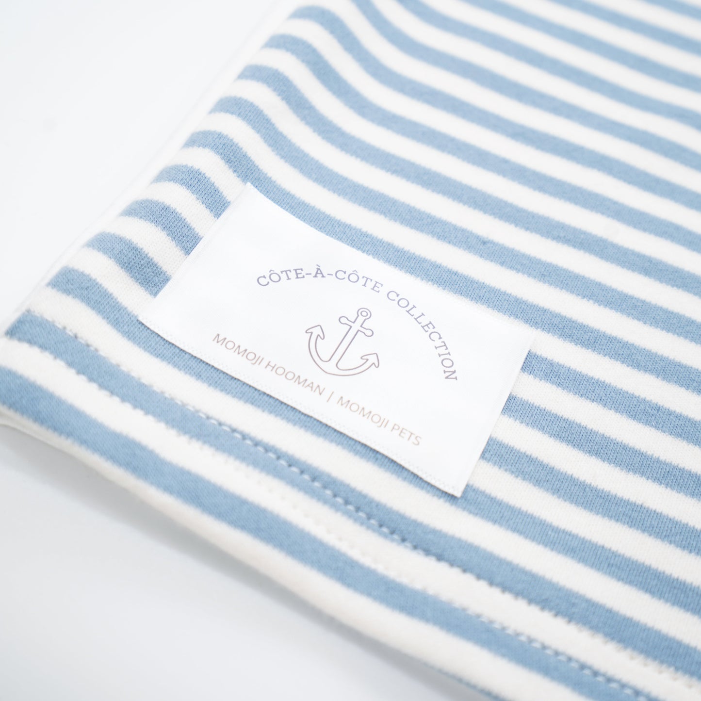 Marseille Tee (2-Breton Stripe Moonstone) | Hooman (Adult/Kids)