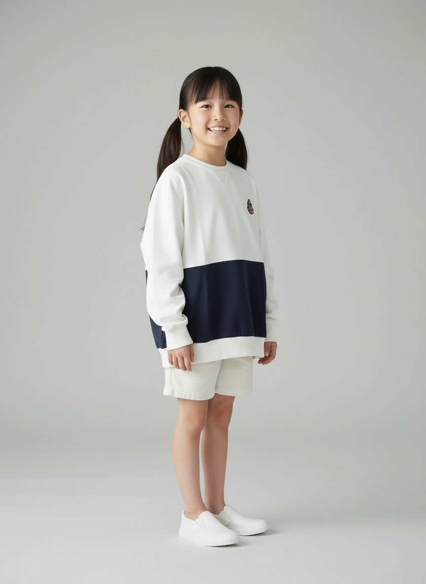 Brest Sweatshirt (1-French Riviera Blue) | Hooman (Adult/Kids)