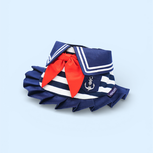 Santiana (1-Heritage Stripe Navy) | Pet Neckwear