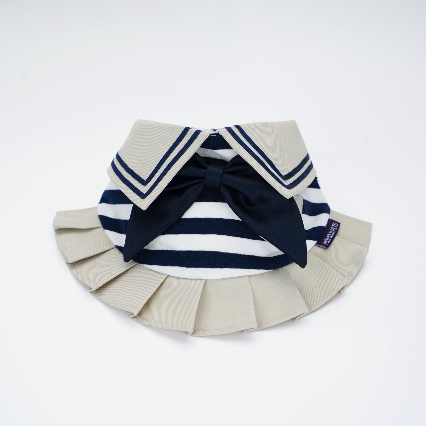 Santiana (2-Sandstone & Navy) | Pet Neckwear