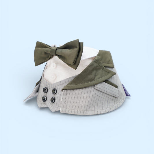 Versailles (2-Charcoal Grey) | Pet Neckwear