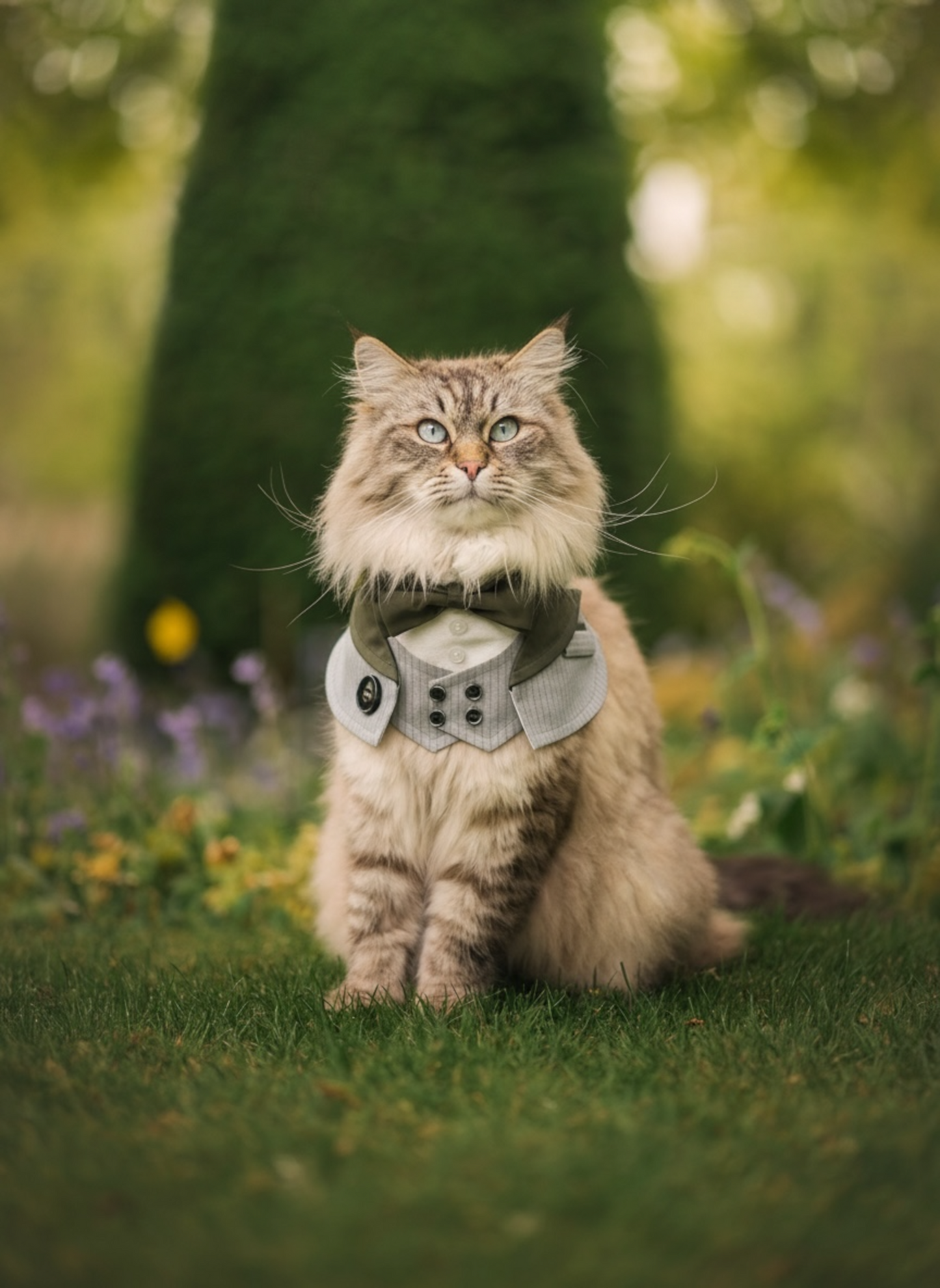 Versailles (2-Charcoal Grey) | Pet Neckwear
