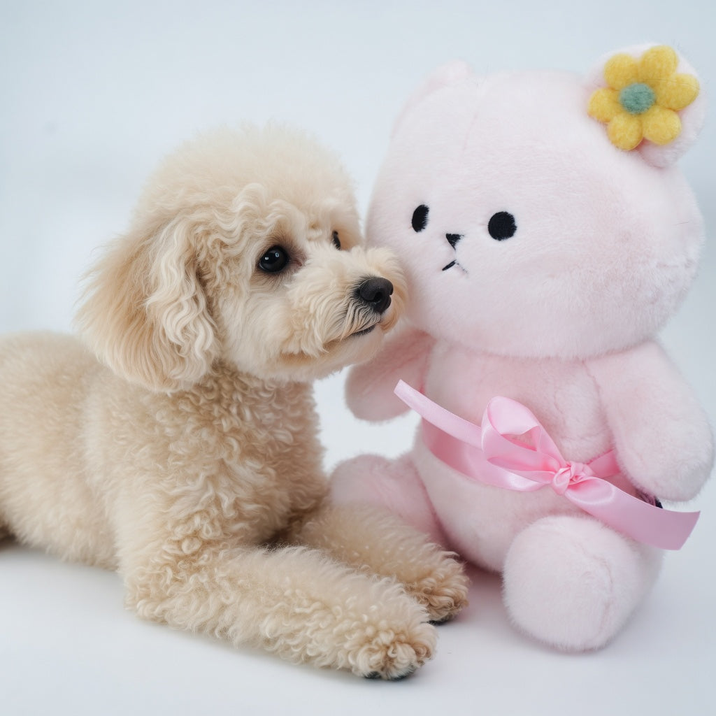 Momoji Bear Family (1-Pink Bear | Flower Princess) | Pet Plushie