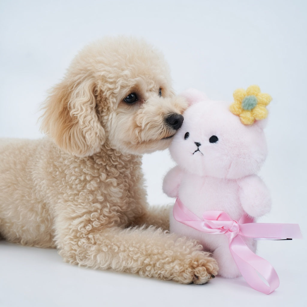 Momoji Bear Family (1-Pink Bear | Flower Princess) | Pet Plushie