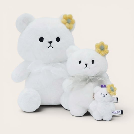 Momoji Bear Family (5-White Bear | Cloud Dreamer) | Pet Plushie